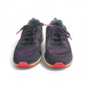 Sketchers Blue And Pink Air Cooled Arc Fit Sneakers